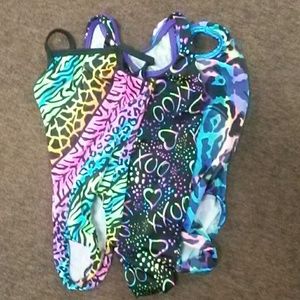 3 piece girl's dance  suits